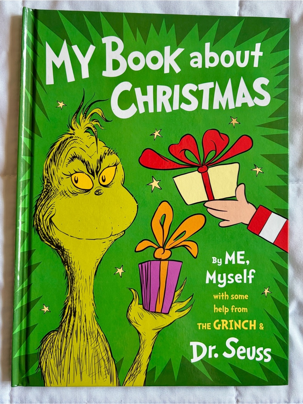 Hardcover fill-in My Book About Christmas by ME, Myself The Grinch Dr Seuss